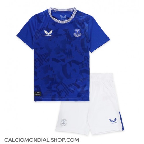 Maglie da calcio Everton Prima Maglia Bambino 2024-25 Manica Corta (+ Pantaloni corti)